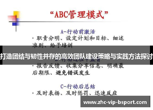 打造团结与韧性并存的高效团队建设策略与实践方法探讨